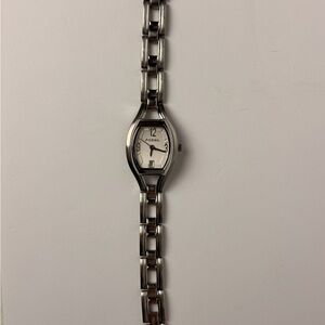 Fossil Silver Toned Link Bracelet Watch  ED-2185